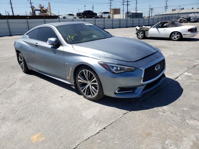 Salvage cars for sale from Copart Sun Valley, CA: 2017 Infiniti Q60 Premium