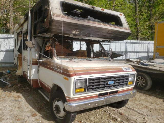 Salvage trucks for sale at Glassboro, NJ auction: 1984 Ford Econoline