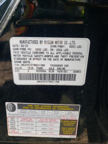 JNKAY01E77M311398 Infiniti M35 Base 2007. Фото: 9