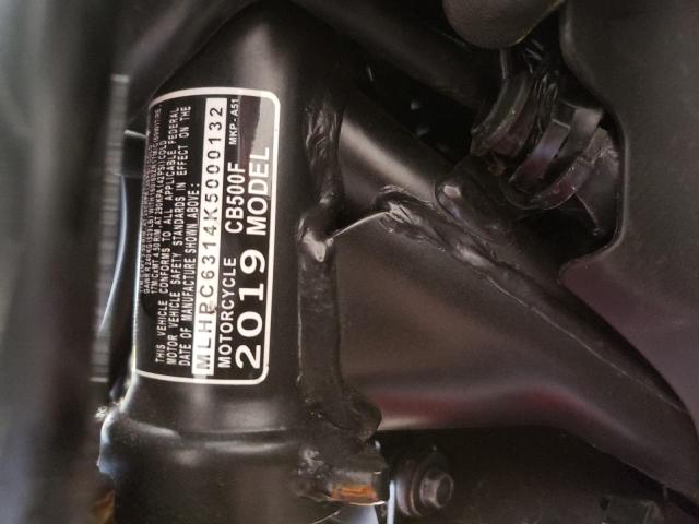 2019 HONDA CB500 F MLHPC6314K5000132