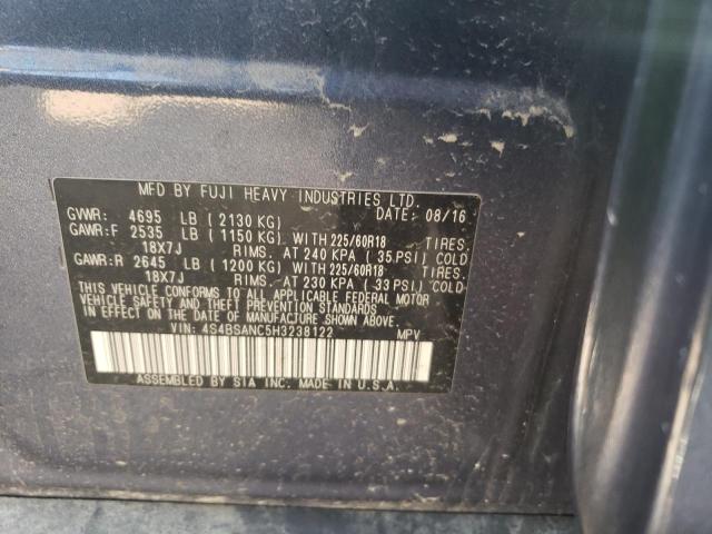 4S4BSANC5H3238122 Subaru Outback