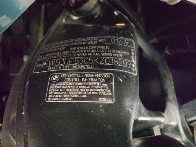2019 BMW K1600 B WB10F5305KZG18209
