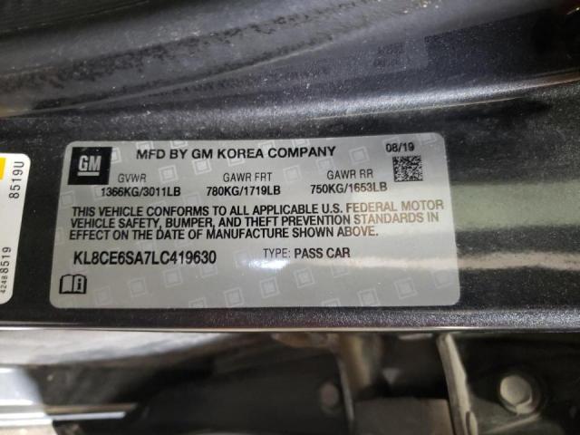 2020 CHEVROLET SPARK 2LT KL8CE6SA7LC419630