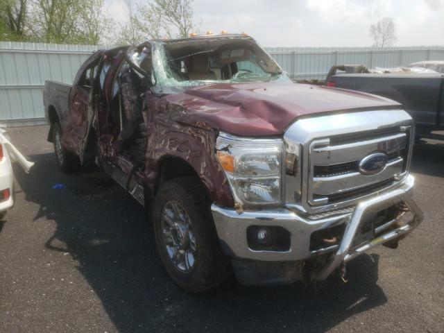 Salvage cars for sale from Copart Mcfarland, WI: 2012 Ford F350 Super