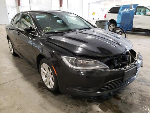 Salvage cars for sale from Copart Avon, MN: 2016 Chrysler 200 LX