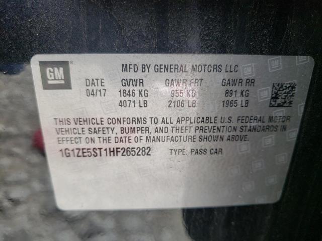 2017 CHEVROLET MALIBU LT 1G1ZE5ST1HF265282