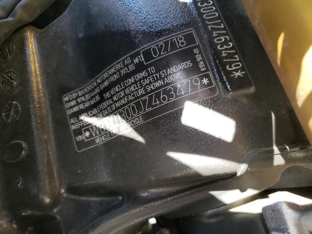 2018 BMW S 1000 XR WB10D1300JZ463479