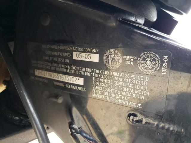 2005 HARLEY-DAVIDSON FLHTI 1HD1FVW165Y675102