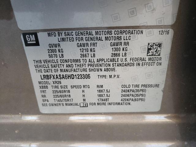 2017 BUICK ENVISION P - LRBFXASA6HD123306