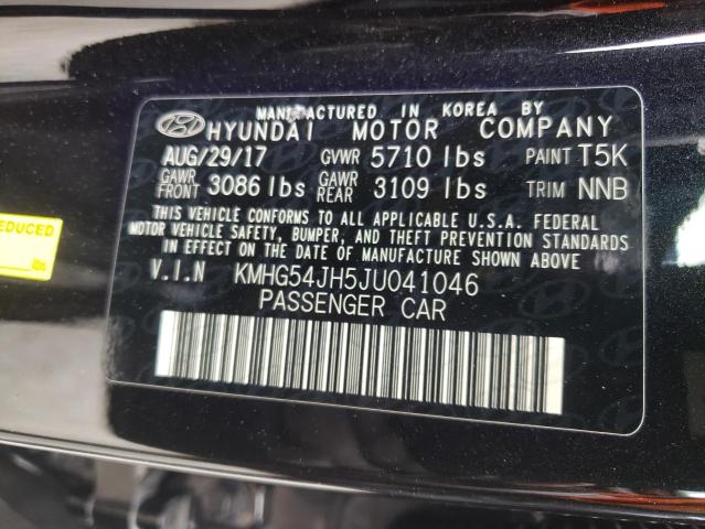 2018 GENESIS G90 ULTIMA KMHG54JH5JU041046