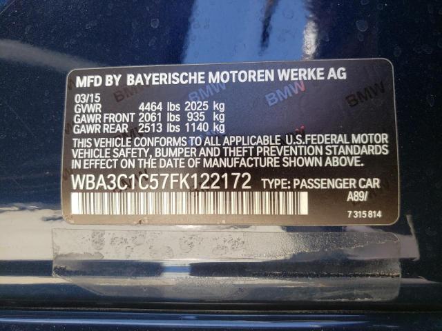2015 BMW 328 I SULE WBA3C1C57FK122172