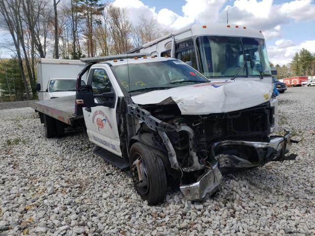 Salvage cars for sale from Copart Warren, MA: 2018 Ford F550 Super
