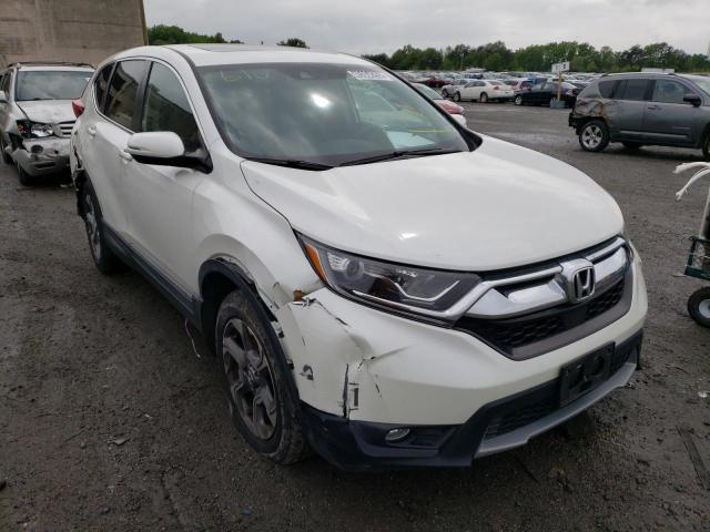 Salvage cars for sale from Copart Fredericksburg, VA: 2018 Honda CR-V EXL