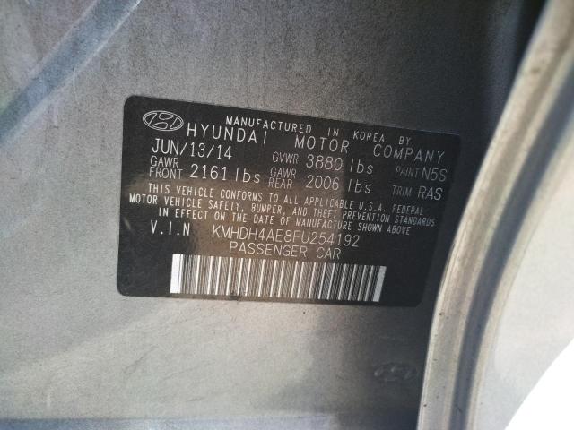 KMHDH4AE8FU254192 Hyundai Elantra Se 2015. Фото: 9