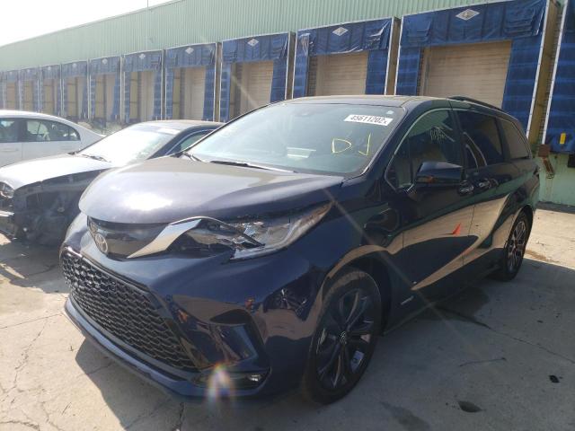 2021 TOYOTA SIENNA XSE 5TDDRKEC8MS002877