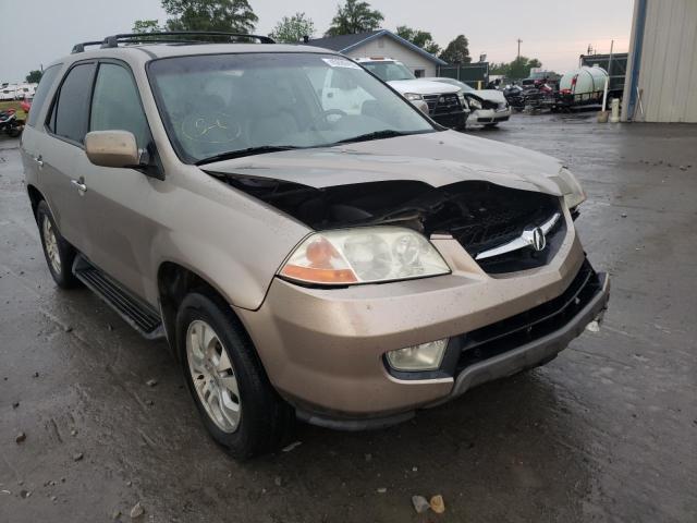 Salvage cars for sale from Copart Sikeston, MO: 2003 Acura MDX Touring