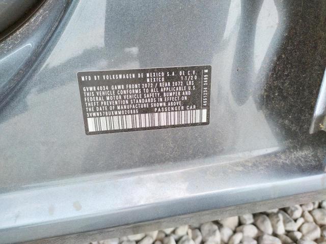 2021 VOLKSWAGEN JETTA S 3VWN57BUXMM020885