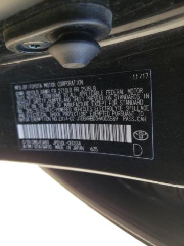 2017 TOYOTA MIRAI JTDBVRBD3HA003589