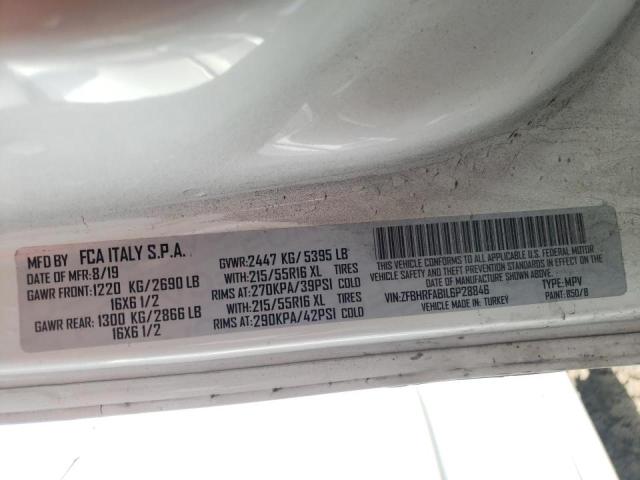 2020 RAM PROMASTER ZFBHRFAB1L6P28846