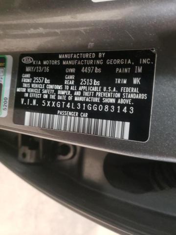 5XXGT4L31GG083143 Kia Optima Lx 2016. Фото: 9