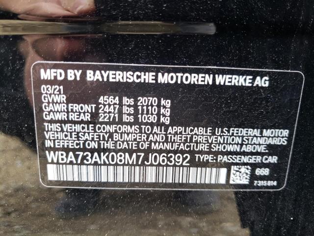2021 BMW 228XI WBA73AK08M7J06392