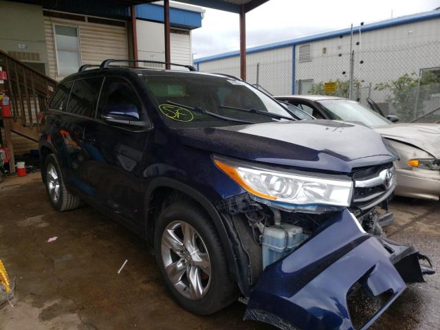 VIN 5TDDKRFH3ES062316 2014 Toyota Highlander, Limited no.1