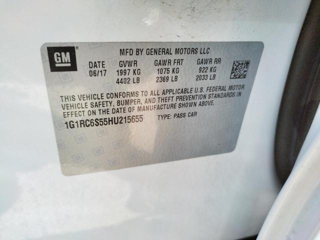 VIN 1G1RC6S55HU215655 2017 Chevrolet Volt, LT no.10