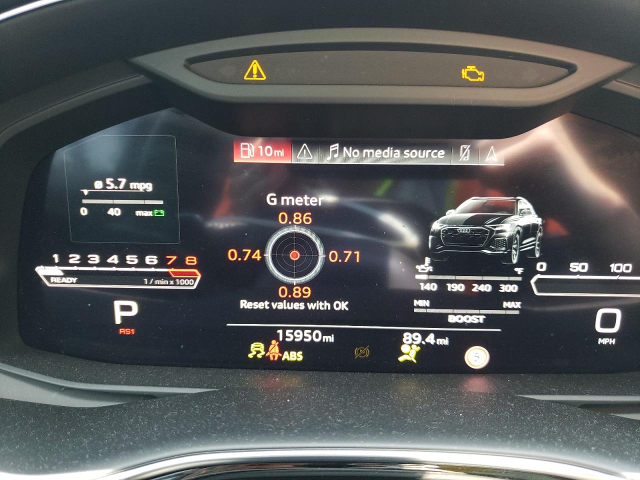 2021 Audi Rs Q8 VIN: WU1ARBF19MD006175 Lot: 49171234