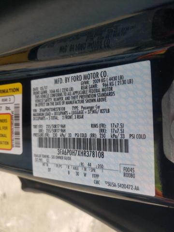 Фото: 3FA6P0H7XHR378108 - 10