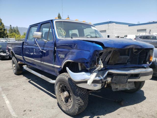 Ford F350 salvage cars for sale: 1997 Ford F350