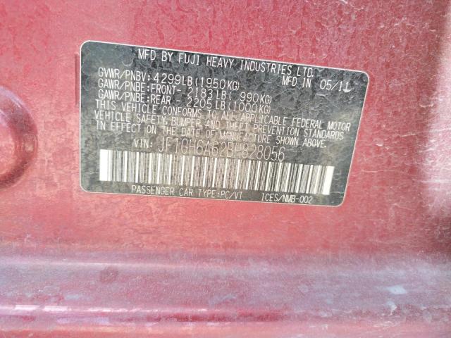 JF1GH6A62BH828056 Subaru Impreza 2.5i