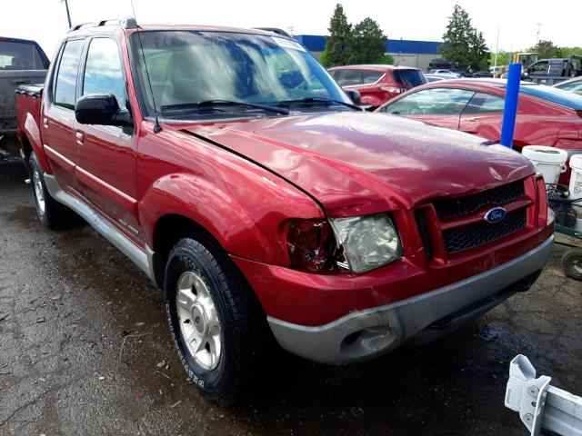 Salvage cars for sale from Copart Woodhaven, MI: 2001 Ford Explorer S