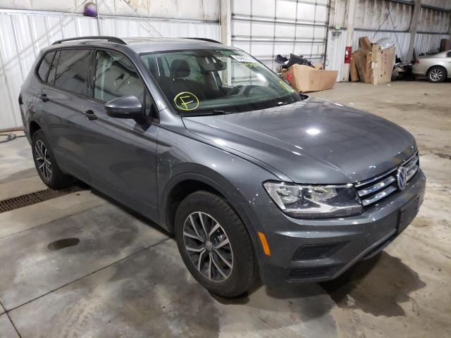 Salvage cars for sale from Copart Woodburn, OR: 2021 Volkswagen Tiguan S