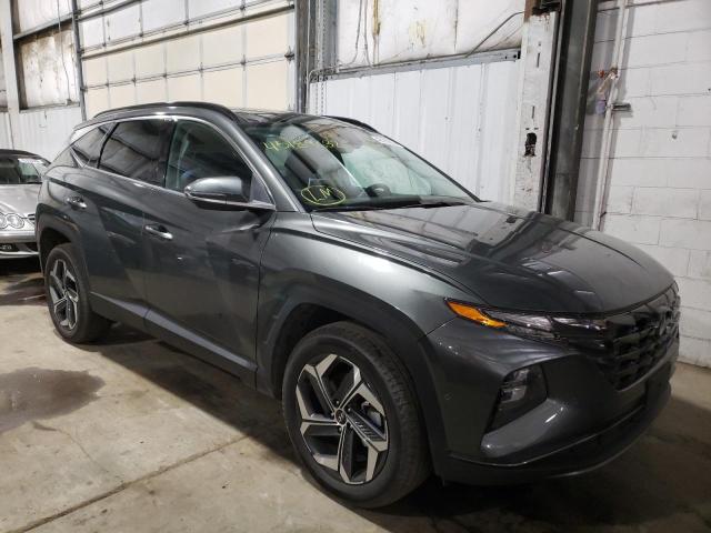 Salvage cars for sale from Copart Woodburn, OR: 2022 Hyundai Tucson Limited