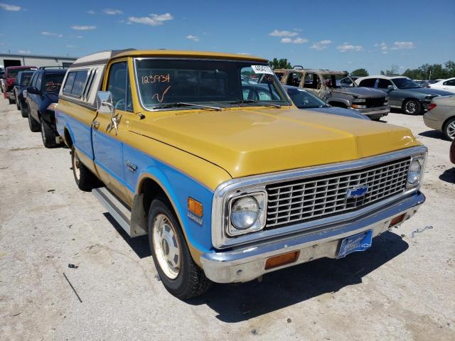 Salvage cars for sale from Copart Kansas City, KS: 1972 Chevrolet Pickup