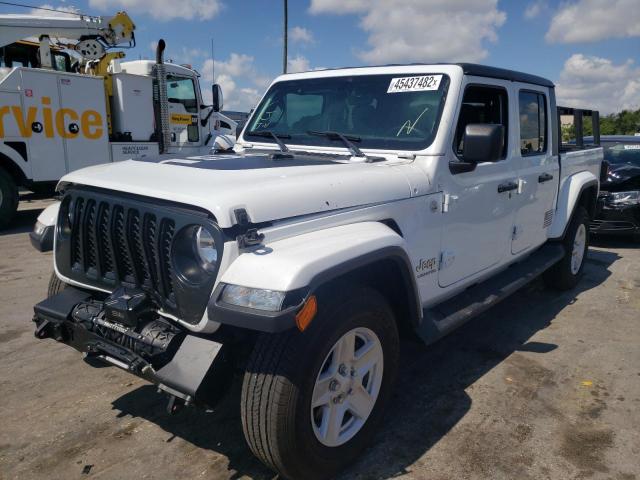 Vin: 1c6hjtfg0ll188857, lot: 45437482, jeep gladiator overland 20202