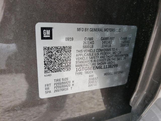 2020 GMC CANYON DEN 1GTG5EEN6L1138299