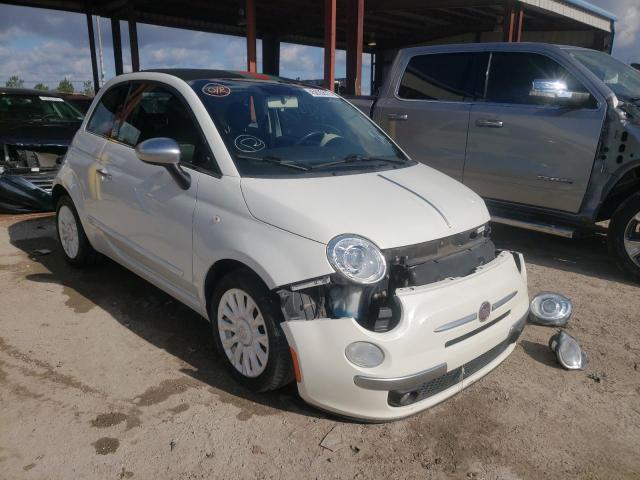 Salvage cars for sale from Copart Riverview, FL: 2012 Fiat 500 Lounge
