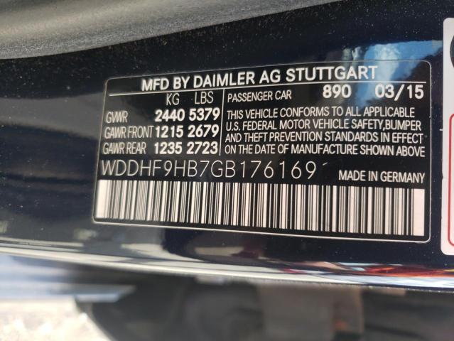 2016 MERCEDES-BENZ E 250 BLUE WDDHF9HB7GB176169