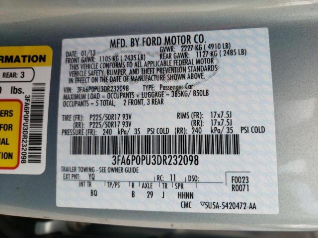 Фото: 3FA6P0PU3DR232098 - 10