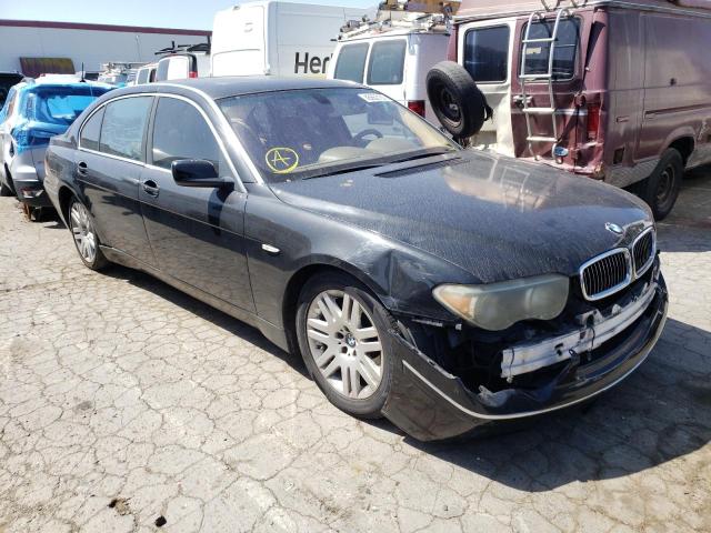 Salvage cars for sale from Copart San Martin, CA: 2003 BMW 745 LI
