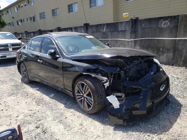 Salvage cars for sale from Copart Opa Locka, FL: 2018 Infiniti Q50 Luxe