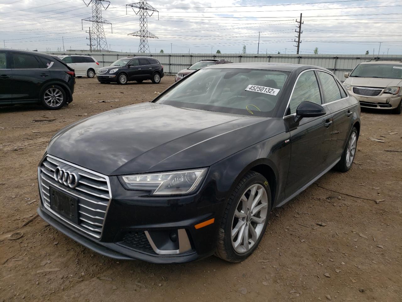 2019 Audi A4 Premium VIN: WAUDNAF46KN020257 Lot: 45250132