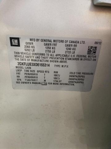 2GKFLUE3XD6166314 GMC Terrain Slt