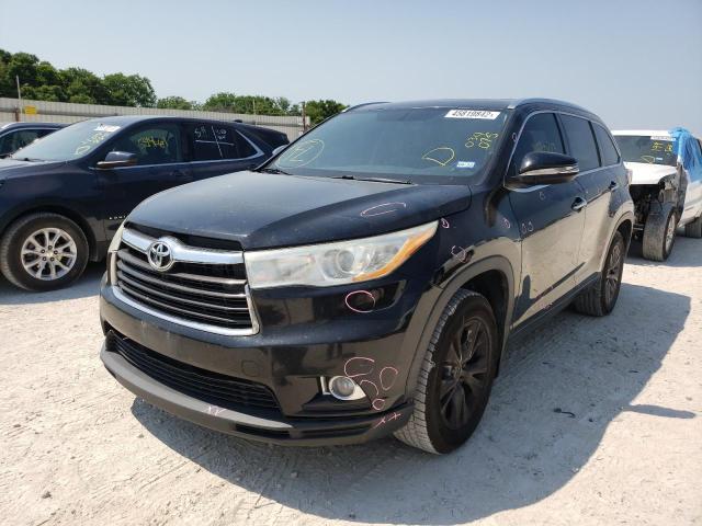 VIN 5TDKKRFH0ES034075 2014 Toyota Highlander, Xle no.2