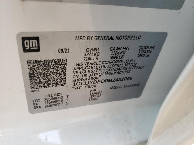 2021 CHEVROLET SILVRDO LT 1GCUYDED9MZ432066