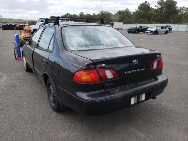 TOYOTA COROLLA VE 2000 black sedan 4d gas 2T1BR12E8YC364116 photo #4