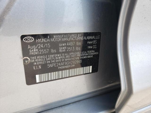 2016 HYUNDAI SONATA SE 5NPE24AF9GH292948