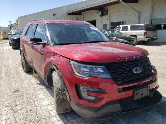 Salvage cars for sale from Copart Dyer, IN: 2016 Ford Explorer S