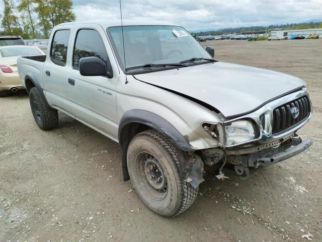 Salvage cars for sale from Copart Arlington, WA: 2002 Toyota Tacoma DOU